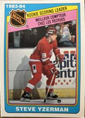 Steve Yzerman [Rookie Scoring Leader] #385 Hockey Cards 1984 O-Pee-Chee Prices