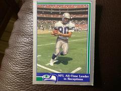 All Time Leader in Receptions #79 Football Cards 1989 Pacific Steve Largent Prices