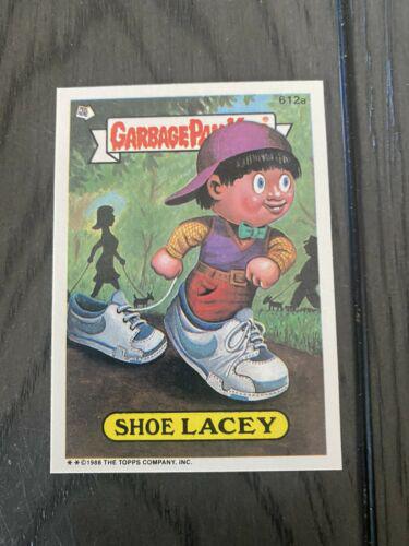 Shoe LACEY [Die-Cut] #612a 1988 Garbage Pail Kids