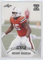 GREGORY ROUSSEAU Football Cards 2021 Leaf Ultimate Draft Prices
