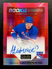 Alexis Lafreniere [Red Prism] Hockey Cards 2020 O Pee Chee Platinum Rookie Autographs Prices