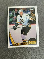 Greg Johnston Hockey Cards 1987 Topps Prices