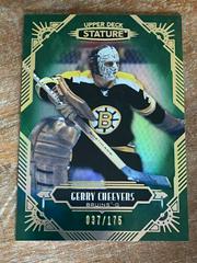 Gerry Cheevers [Green] Hockey Cards 2020 Upper Deck Stature Prices