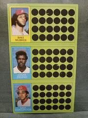 Bake McBride, Cesar Cedeno, Dave Concepcion #58, 77, 95 Baseball Cards 1981 Topps Scratch Offs Prices