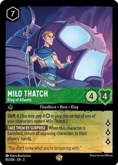 Milo Thatch - King of Atlantis [Foil] Lorcana Into the Inklands Prices