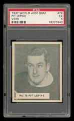 Pit Lepine Hockey Cards 1937 V356 World Wide Gum Prices