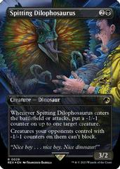 Spitting Dilophosaurus [Borderless Emblem] #29 Magic Jurassic World Prices