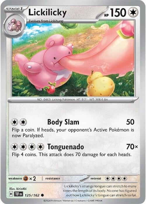 Lickilicky #125 Pokemon Temporal Forces