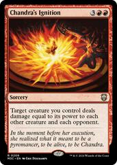 Chandra's Ignition [Foil] #209 Magic Modern Horizons 3 Commander Prices