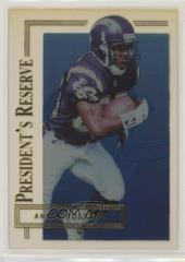 Andre Coleman #162 Football Cards 1996 Collector's Edge President's Reserve Prices