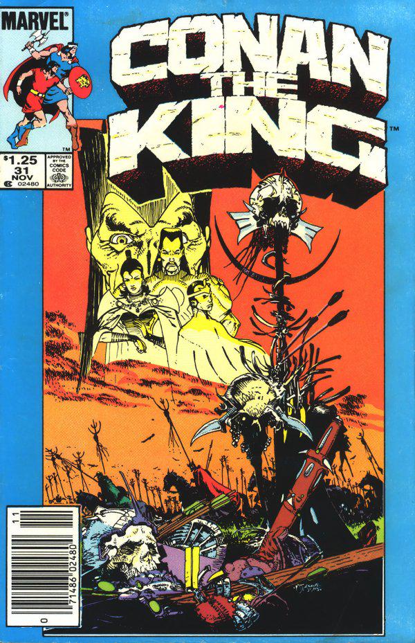 Conan the King [Newsstand] #31 (1985) Comic Books Conan the King