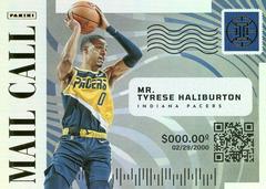Tyrese Haliburton #10 Basketball Cards 2021 Panini Illusions Mail Call Prices