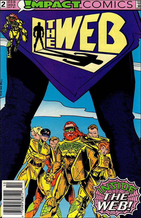 The Web [Newsstand] #2 (1991) Comic Books The Web