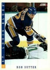 Ron Sutter Hockey Cards 1993 Score Prices