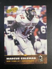 Marcus Coleman Football Cards 1996 Panini Score Board All Sport PPF Prices