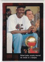 Michael Jordan  [The Championship Years] #28 Basketball Cards 1999 Upper Deck Prices