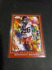Kennedy Brooks, [Red] #ART-KB Football Cards 2022 Sage Hit Artistry Prices