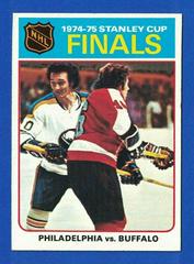 Stanley Cup Finals [Philadelphia vs. Buffalo] Hockey Cards 1975 Topps Prices