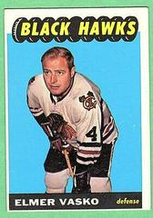 Elmer Vasko #114 Hockey Cards 1965 Topps Prices