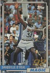 Shaquille O'Neal #362 Basketball Cards 1992 Topps Prices