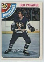 Bob Paradise #375 Hockey Cards 1978 O-Pee-Chee Prices