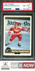 Darius Kasparaitis #4 Hockey Cards 1992 Classic Prices