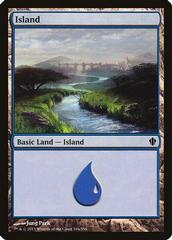 Island #344 Magic Commander 2013 Prices