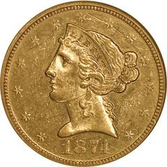 1874 S [WEAK S] Coins Liberty Head Half Eagle Prices
