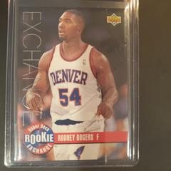 Rodney Rogers #RE9 Basketball Cards 1993 Upper Deck Rookie Exchange Prices