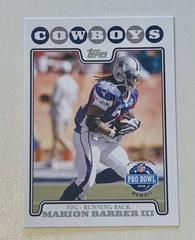 Marion Barber III #299 Football Cards 2008 Topps Prices