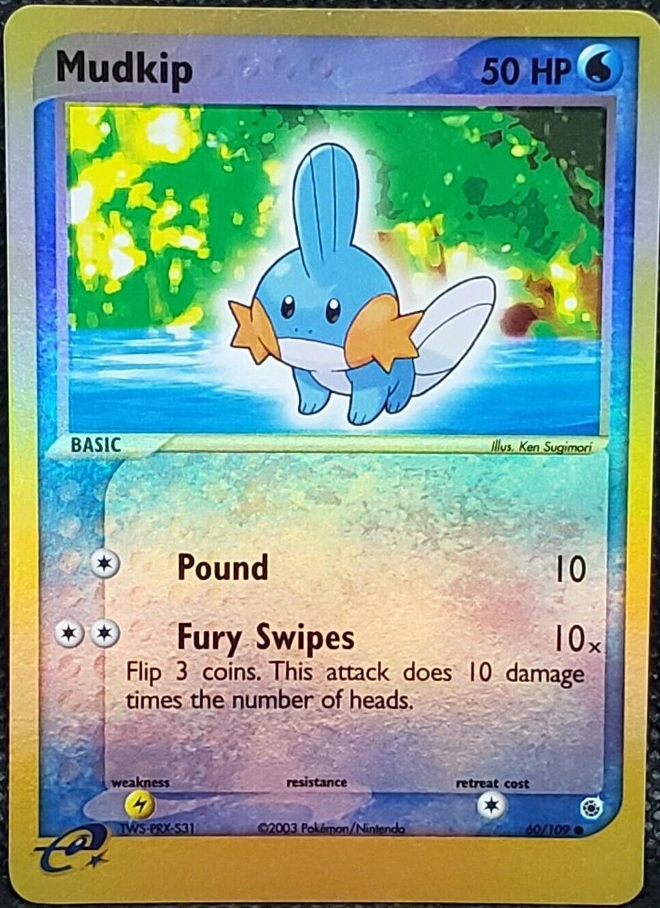 Mudkip [Reverse Holo] #60 Pokemon Ruby & Sapphire