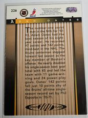 Backside | Adam Oates Hockey Cards 1993 Upper Deck