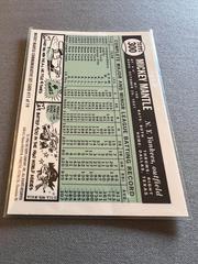 Back | 1961 Topps Reprint [w/ Coating] Baseball Cards 1996 Topps Mantle Finest