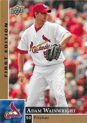 Adam Wainwright Baseball Cards 2009 Upper Deck First Edition Prices