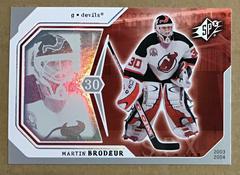 Martin Brodeur #57 Hockey Cards 2003 SPx Prices