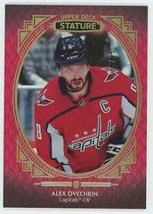 Alex Ovechkin [Portrait Red] Hockey Cards 2020 Upper Deck Stature Prices