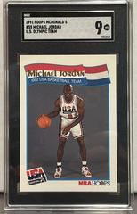 Micheal Jordan [U.S Olympic Team] #55 Basketball Cards 1991 Hoops McDonalds Prices