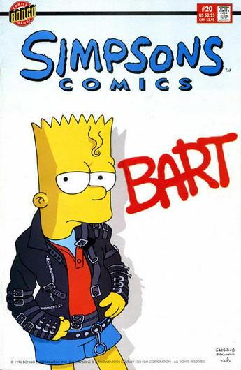 Simpsons Comics #20 (1996) Cover Art