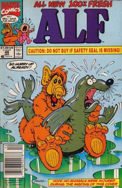 ALF [Newsstand] #48 (1991) Comic Books Alf