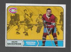 Ralph Backstrom #60 Hockey Cards 1968 Topps Prices