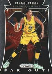 Candace Parker #4 Basketball Cards 2020 Panini Prizm WNBA Far Out Prices