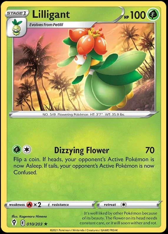 Lilligant 10 Prices Pokemon Evolving Skies Pokemon Cards