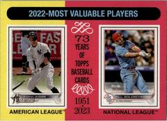 Aaron Judge Paul Goldschmidt #212 Baseball Cards 2024 Topps Heritage Prices
