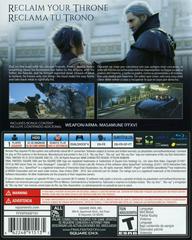 Back Cover | Final Fantasy XV [Day One Edition] Playstation 4