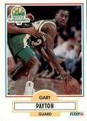 Gary Payton #U-92 Basketball Cards 1990 Fleer Update Prices