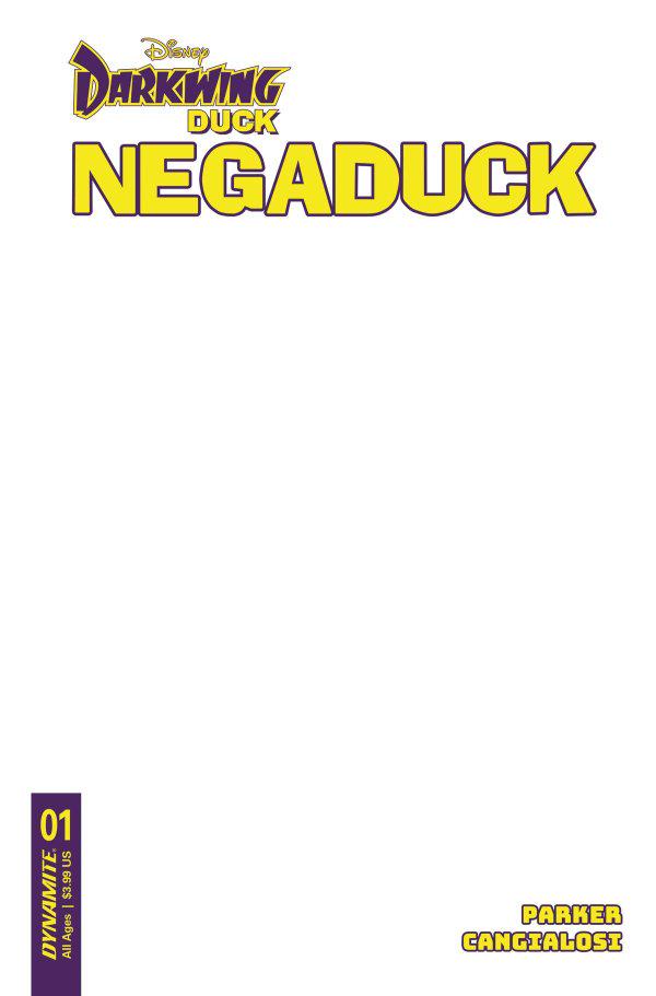 Darkwing Duck: Negaduck [Blank Authentix] #1 (2023) Comic Books Darkwing Duck: Negaduck