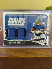 Saquon Barkley #TTD-SB Football Cards 2019 Panini Absolute Tools of the Trade Double Prices