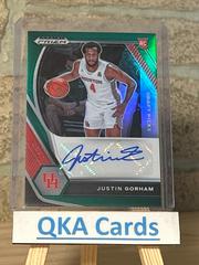 justin Gorham [green auto] #dp-jgo Basketball Cards 2021 Panini Prizm Draft Picks Autographs Prices