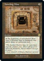 Howling Mine [Schematic] Magic Brother's War Retro Artifacts Prices