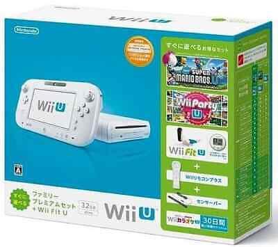 Nintendo Wii U [Family Premium Edition + Wii Fit U White] JP Wii U